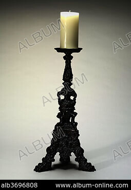 LARGE Gothic Candelabra Candle Holder Holds 5 Candles Metal Religious  Funeral