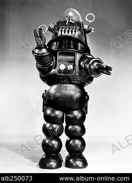 FORBIDDEN PLANET 1 1956 MGM film with Robby the Robot and Anne