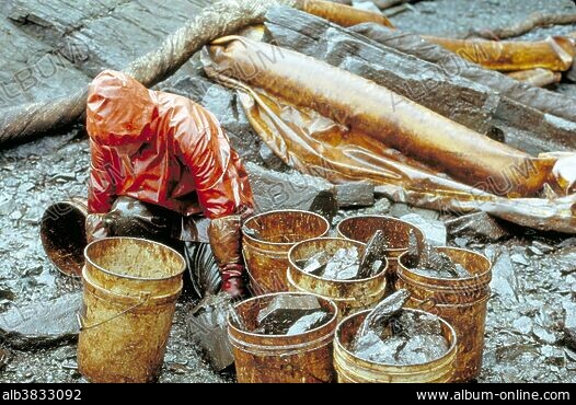 Canada: November, 1969 The SS Manhattan, an oil tanker outfitted with an  icebreaker bow, as she crosses the Northwest Passage in the Arctic. The  ship is 1005 feet long, and its beam