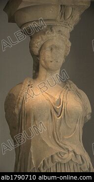 Statue of Hera, Queen of the Gods - 9.6 Inches Tall in Aged Alabaster -  Made in Greece