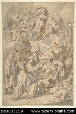 Allegory of Death Pen and brown ink, brown and gray wash…