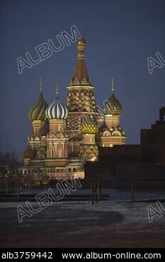 Red Square in Moscow. Date/Period: 1801. Painting. Oil on canvas