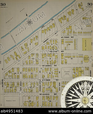 Image 37 of Sanborn Fire Insurance Map from New Jersey Coast, New Jersey  Coast, New Jersey. 1890 Vol. 1. 56 Sheet(s). Includes Atlantic Highlands,  Seaside, Navesink-Highlands, Highland Beach, Sea Bright, Monmouth Beach