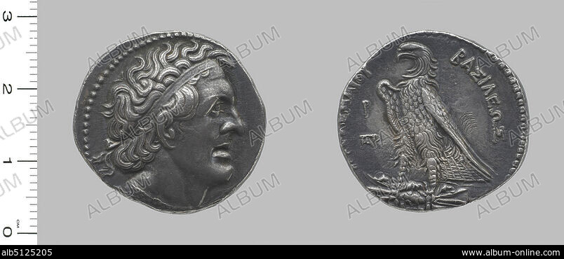 Pentadrachm (Coin) Portraying King Ptolemy I Soter