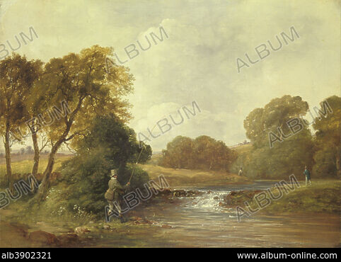 Angling baits from British Fresh Water Fishes 1879 Painting by