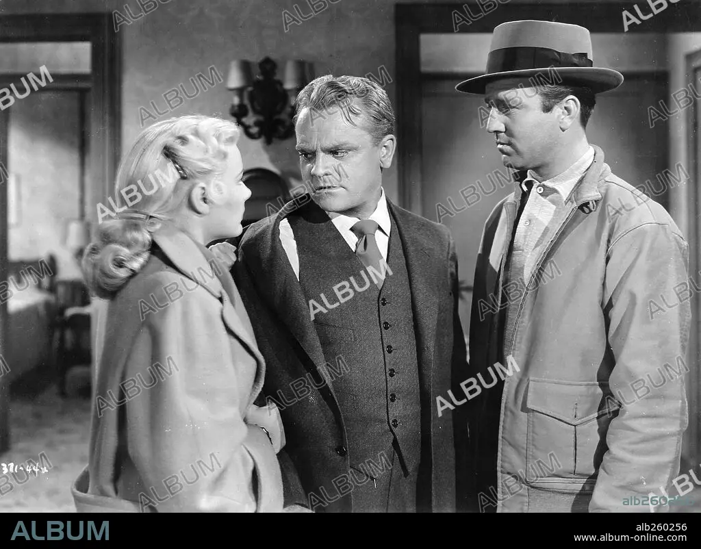 BARBARA PAYTON JAMES CAGNEY and STEVE BRODIE in KISS TOMORROW