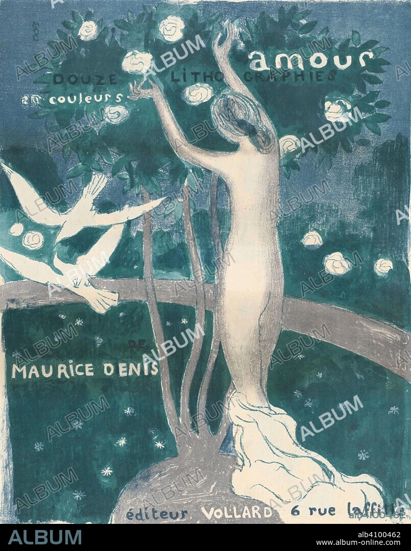 MAURICE DENIS. Cover. Dimensions: 59 cm x 45.1 cm, 53.4 cm x 43.3 cm.