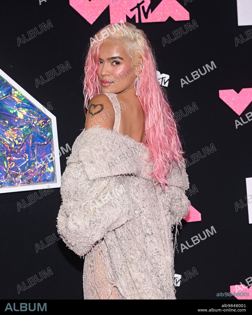 September 12, 2023, Newark, NJ, USA: Karol G attends the 2023 MTV Video  Music Awards at Prudential Center on September 12, 2023 in Newark, New  Jersey. (Credit Image: © Jer - Album alb9848001