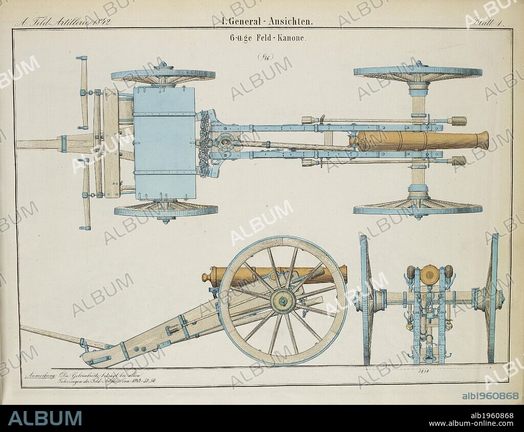 Drawings of 19th century German artillery machines, guns and cannon. Diagrams. . Zeichner der KoÌˆniglichen Inspektion der Artillerie-WerkstaÌˆtten. Germany Berlin 1856. Zeichnungen des KÃ¶nigl. Preussischen Artillerie-Materials, etc.  BERGER, Zeichner der KÃ¶niglichen Inspektion der Artillerie-WerkstÃ¤tten021.  Berlin, 1856-60. Source: 1804.a.20 1. Language: German.