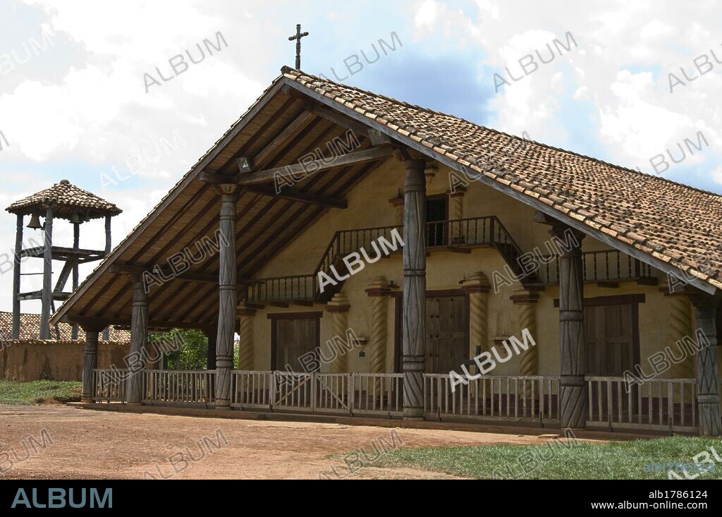 Bolivia. Santa Cruz. Colonial Church of Santa Ana Chiquitania