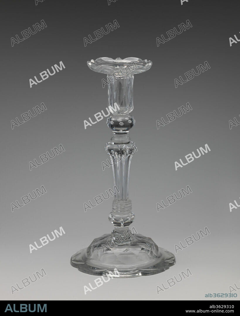 Candlestick. Culture: British. Dimensions: Height: 9 3/4 in. (24.8 cm). Date: ca. 1760.