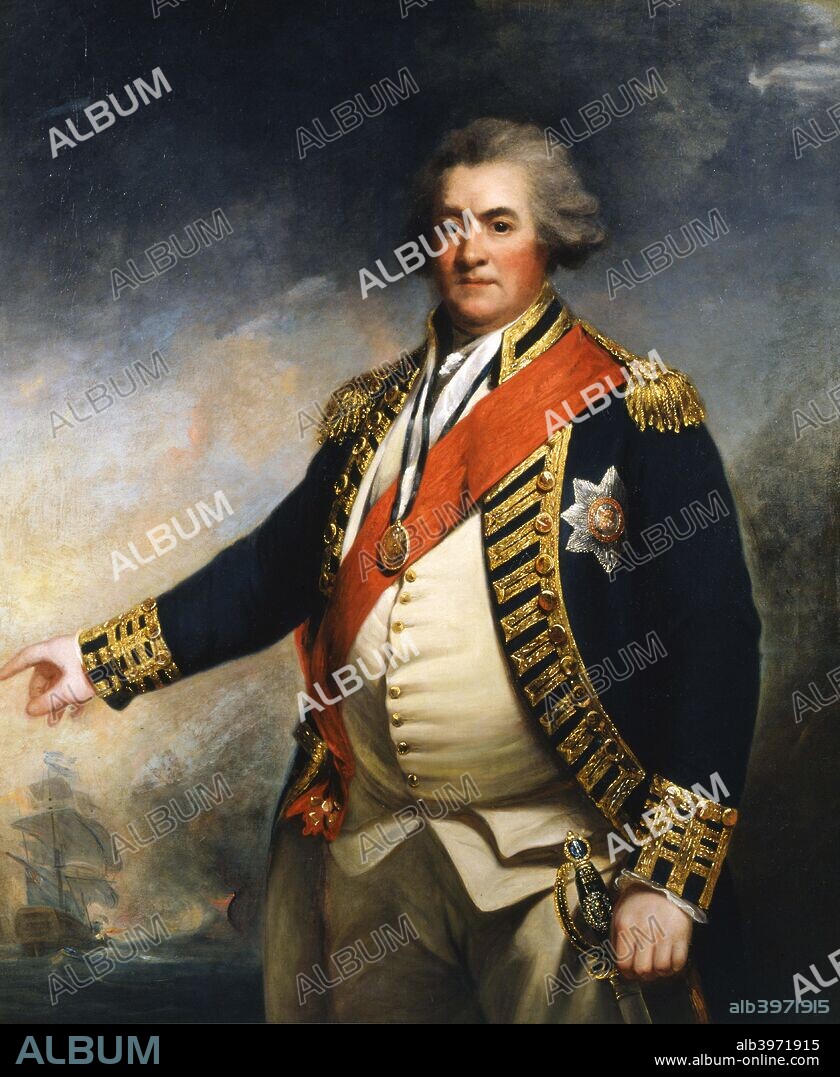 Admiral Lord Duncan, 18th century British naval commander. Adam Duncan (1731-1804), Viscount Duncan of Camperdown, defeated the Dutch fleet off Camperdown (north of Haarlem) on 11th October 1797.