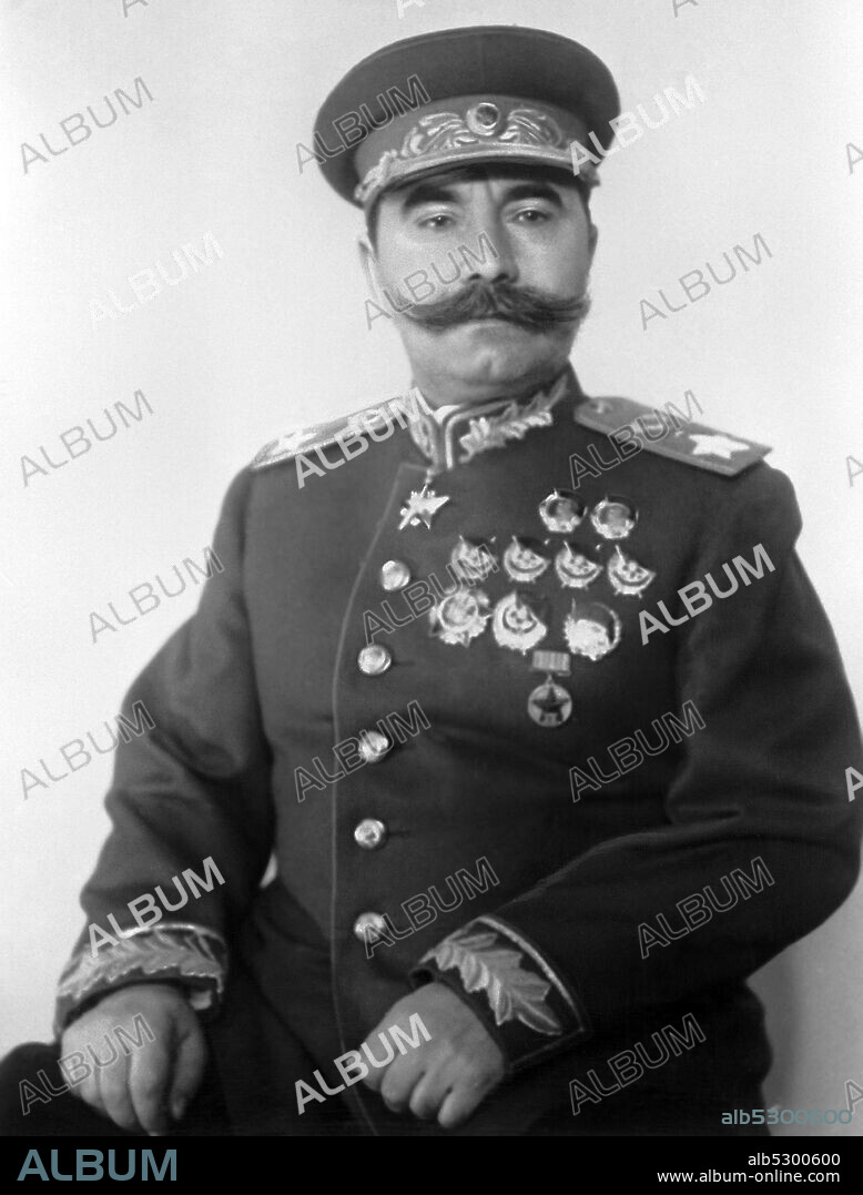 Semyon Mikhailovich Budyonny (1883-1973). Soviet military leader ...