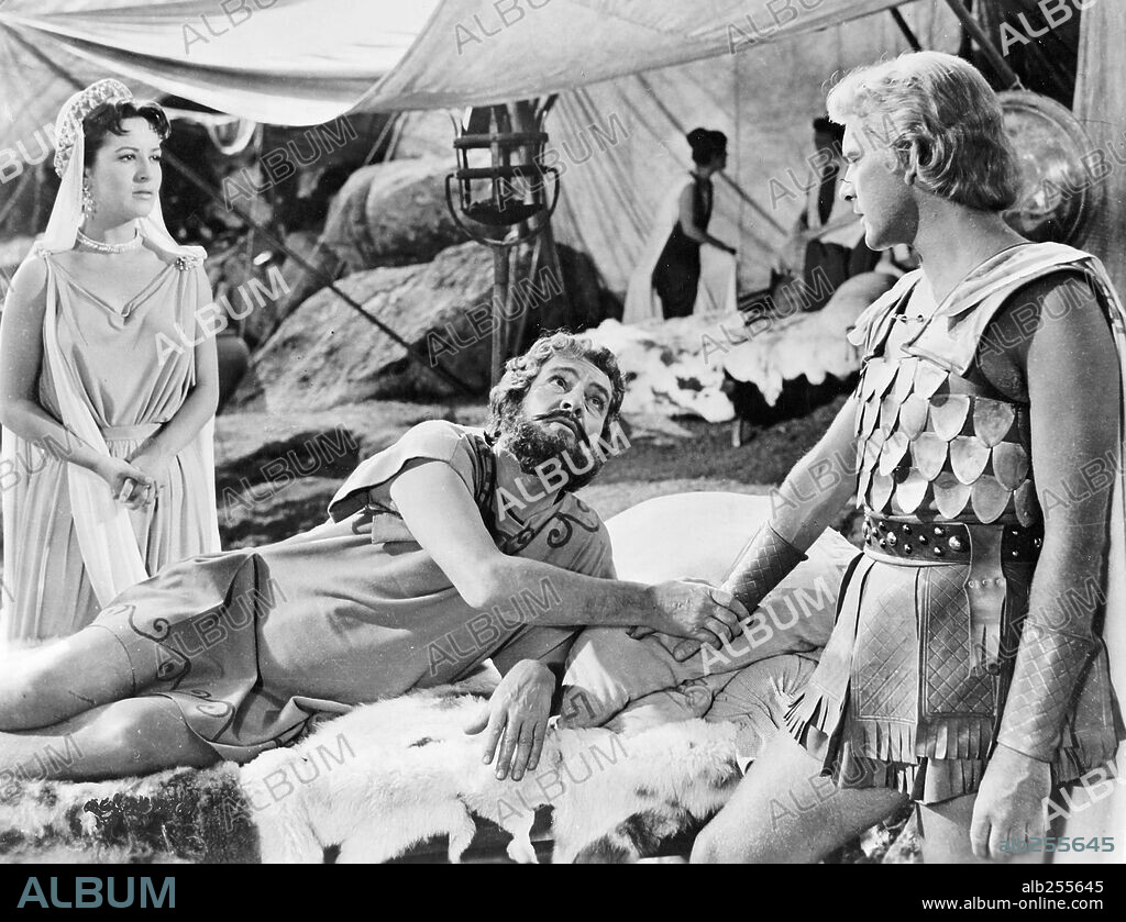 FREDRIC MARCH MARISA DE LEZA and RICHARD BURTON in ALEXANDER THE