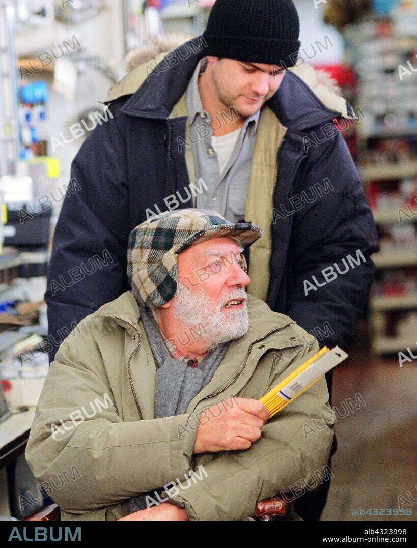 DONALD SUTHERLAND and JOSHUA JACKSON in AURORA BOREALIS, 2005, directed by JAMES C. E. BURKE. Copyright ENTITLED ENTERTAINMENT.