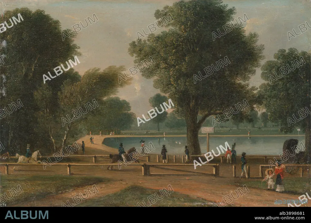 ATTRIBUTED TO GEORGE SIDNEY SHEPHERD. The Serpentine Hyde Park