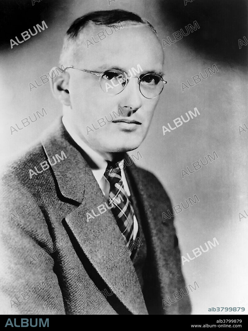 Karl Guthe Jansky (October 22, 1905 - February 14, 1950) was an American physicist and radio engineer who in August 1931 first discovered radio waves emanating from the Milky Way. He is considered one of the founding figures of radio astronomy. At Bell Telephone Laboratories in Holmdel, New Jersey, Jansky built an antenna designed to receive radio waves at a frequency of 20.5 MHz. It was mounted on a turntable that allowed it to be rotated in any direction, earning it the name "Jansky's merry-go-round". It had a diameter of approximately 100 ft. and stood 20 ft. tall. By rotating the antenna on a set of four Ford Model-T tires, the direction of a received signal could be pinpointed. A small shed to the side of the antenna housed an analog pen-and-paper recording system. Bell Labs, however, rejected his request for funding on the grounds that the detected emission would not significantly affect their planned transatlantic communications system. Jansky was re-assigned to another project and did no further work in the field of astronomy. He died at age 44 due to a heart condition. In honor of Jansky, the unit used by radio astronomers for the strength (or flux density) of radio sources is the jansky. The crater Jansky on the Moon is also named after him.