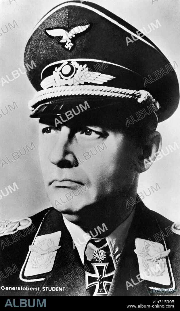 German Luftwaffe General Kurt Student.