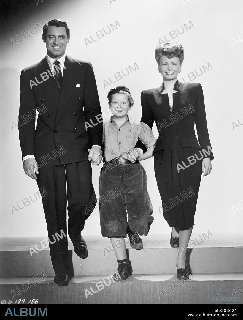 CARY GRANT, JANET BLAIR and TED DONALDSON in ONCE UPON A TIME, 1944, directed by ALEXANDER HALL. Copyright COLUMBIA PICTURES.