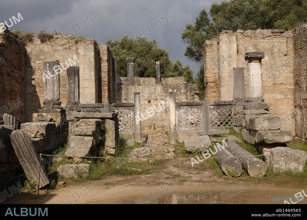 Greece. Olympia. Workshop of Pheidias. Rectangular building, ca