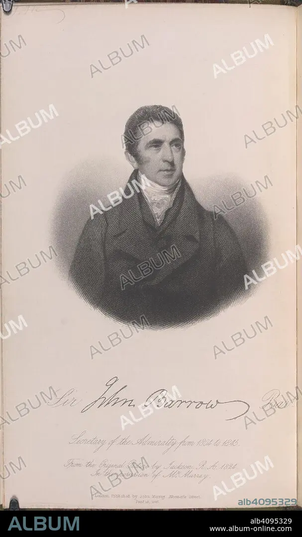 Sir John Barrow. Voyages of Discovery and Research within the