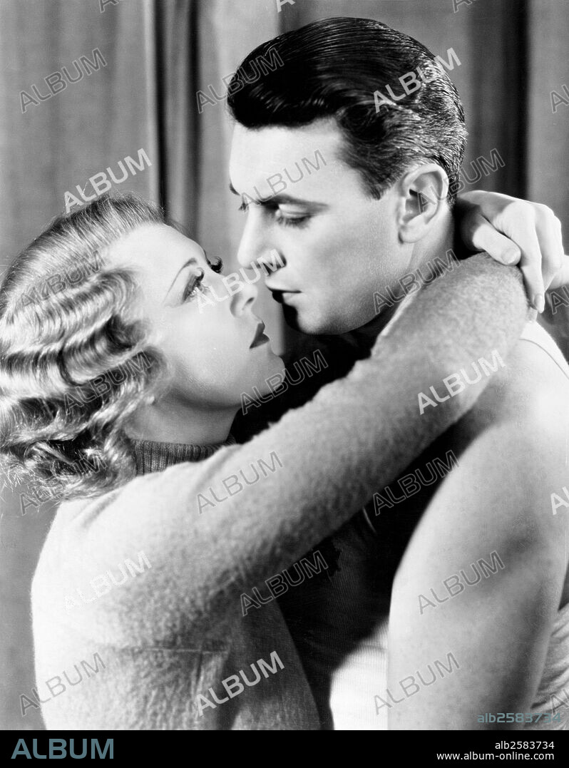 GEORGE BRENT and RUTH CHATTERTON in LILLY TURNER, 1933, directed by WILLIAM A. WELLMAN. Copyright FIRST NATIONAL/VITAPHONE.