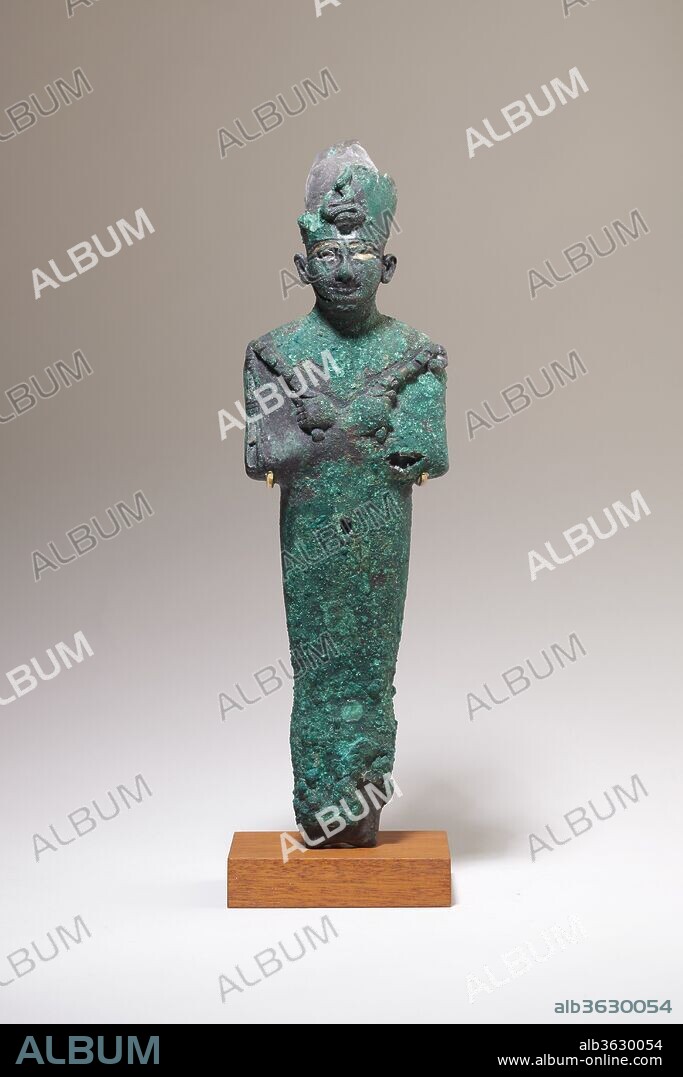 Osiris. Dimensions: 33.2 × 10.1 × 5.6 cm (13 1/16 × 4 × 2 3/16 in.). Dynasty: Dynasty 21-25. Date: ca. 1070-664 B.C..