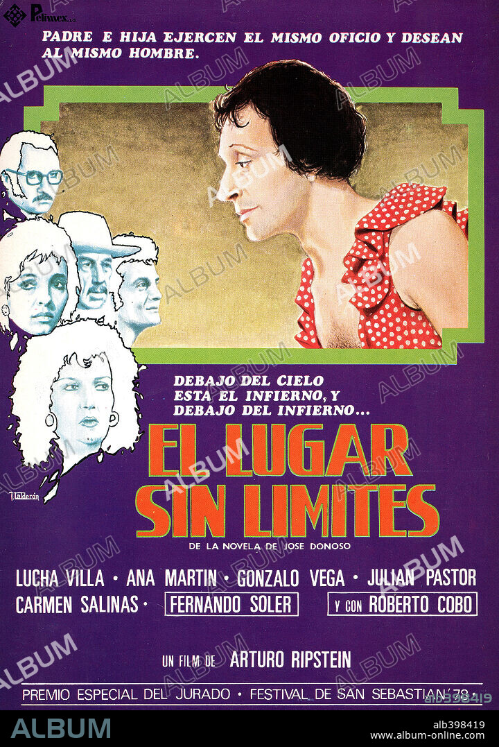 Poster of THE PLACE WITHOUT LIMITS, 1978 (EL LUGAR SIN LIMITES), directed by ARTURO RIPSTEIN.