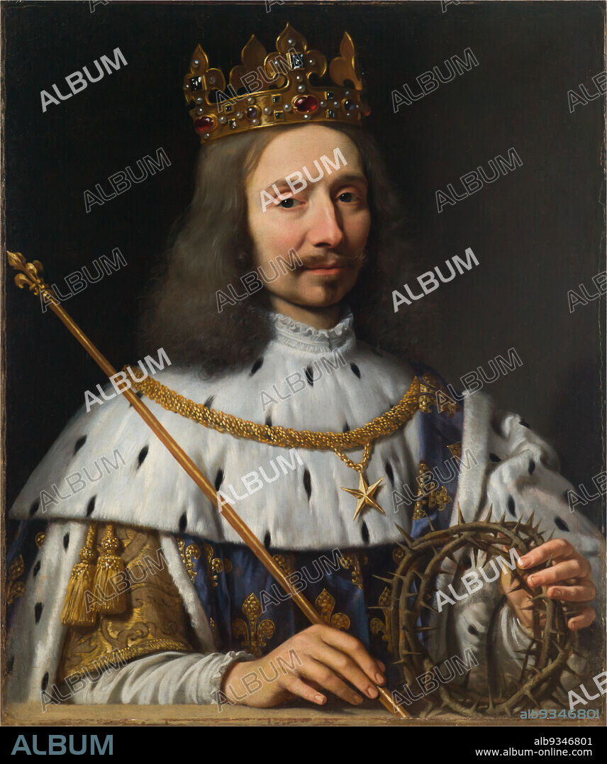 Vincent Voiture as St. Louis, Philippe de Champaigne, French (born Belgium), 16021674, Vincent Voiture, French, 15971648, mid-17th century, Oil on canvas, Made in France, Europe, Paintings, 26 3/4 x 22 3/8 in. (68 x 56.9 cm).