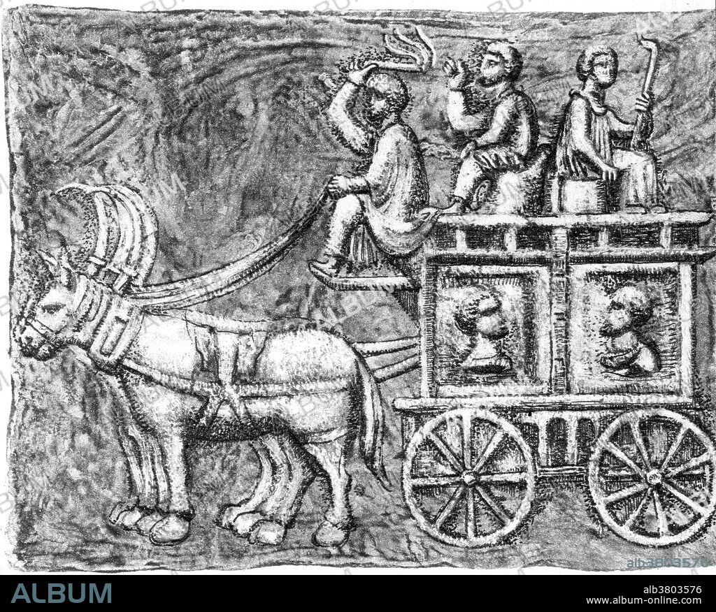 Roman Four-Wheeled Traveling Wagon - Album alb3803576