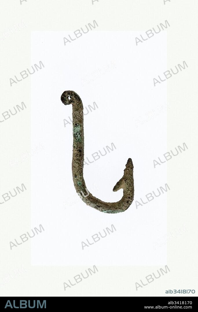 Fish hook, New Kingdom, Ramesside, Dynasty 19-20, ca. 1295–1070