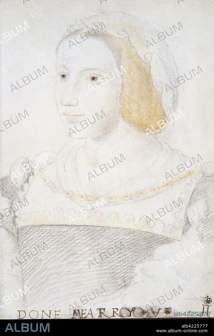 ANONYMOUS ARTIST. 16TH CENTURY. Portrait of Beatrice Pacheco