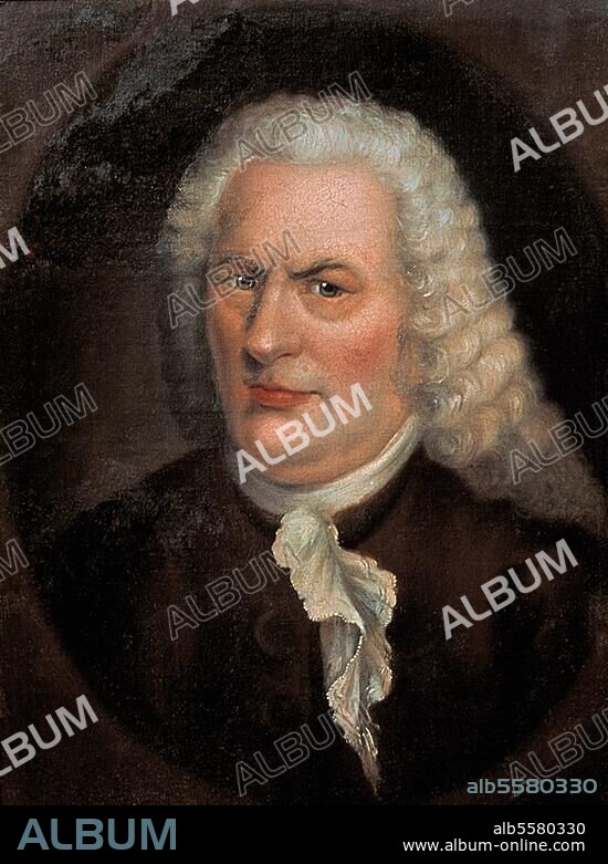 Portrait of Johann Sebastian Bach - Elias Gottlob Haussmann