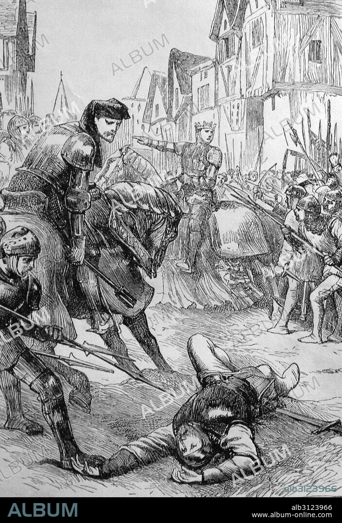 Death of Walter "Wat". Tyler was a leader of the 1381 Peasants' Revolt in England. He marched a group of protesters from Canterbury to the capital to oppose the institution of a poll tax.