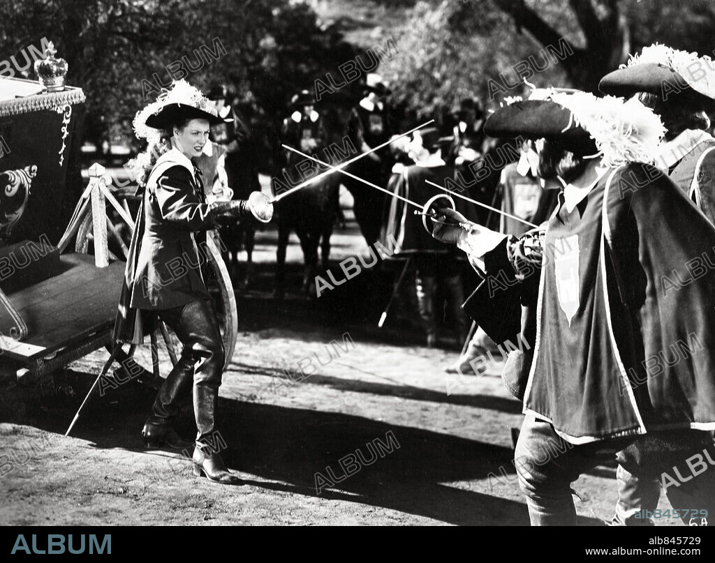 MAUREEN O'HARA in AT SWORD'S POINT, 1952, directed by LEWIS ALLEN. Copyright RKO.