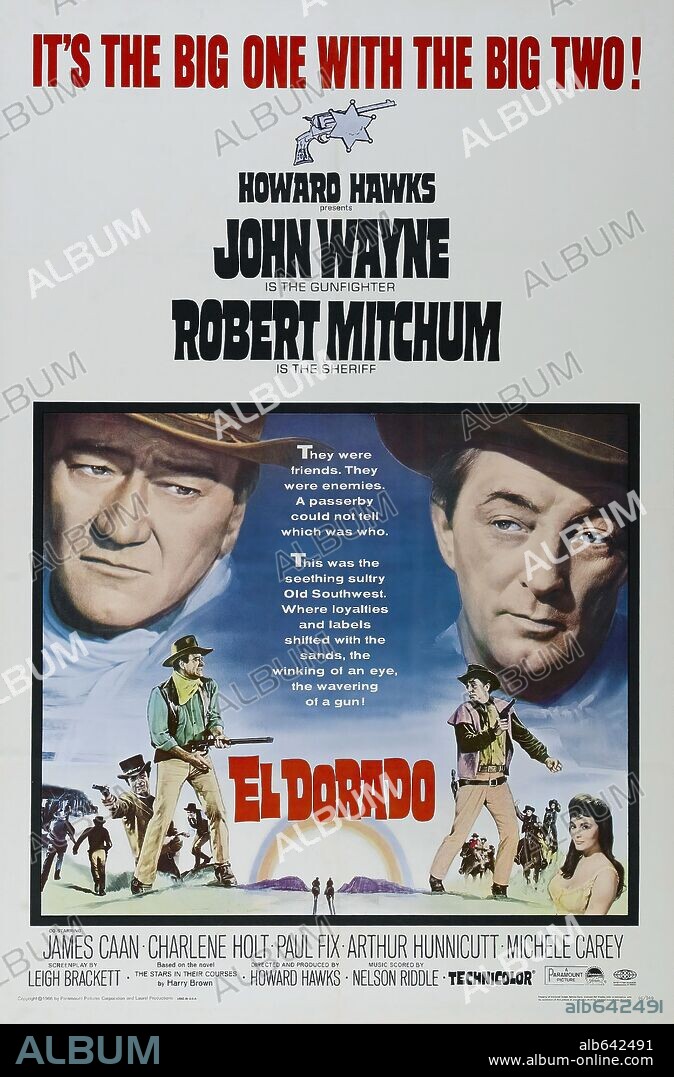 Poster of EL DORADO, 1966, directed by HOWARD HAWKS. Copyright ...