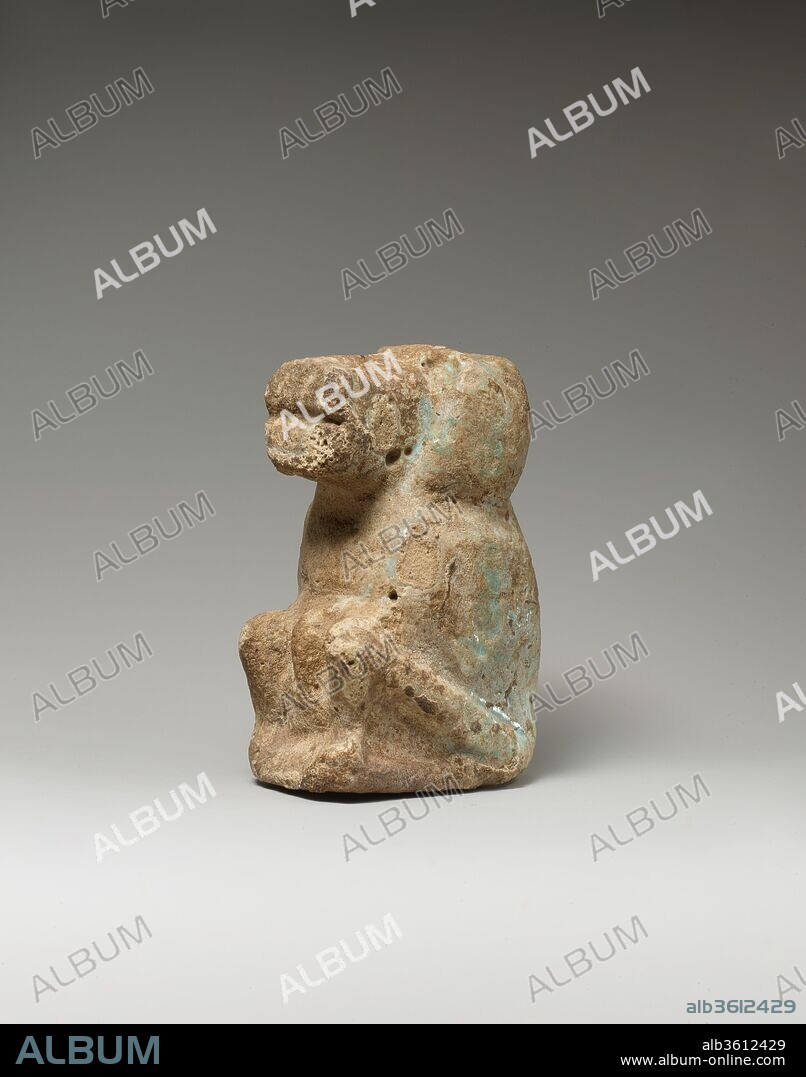 Baboon. Dimensions: H. 7.9 x W. 3.7 x D. 5.2 cm (3 1/8 x 1 7/16 x 2 1/16 in.). Date: ca. 3100-2649 B.C..