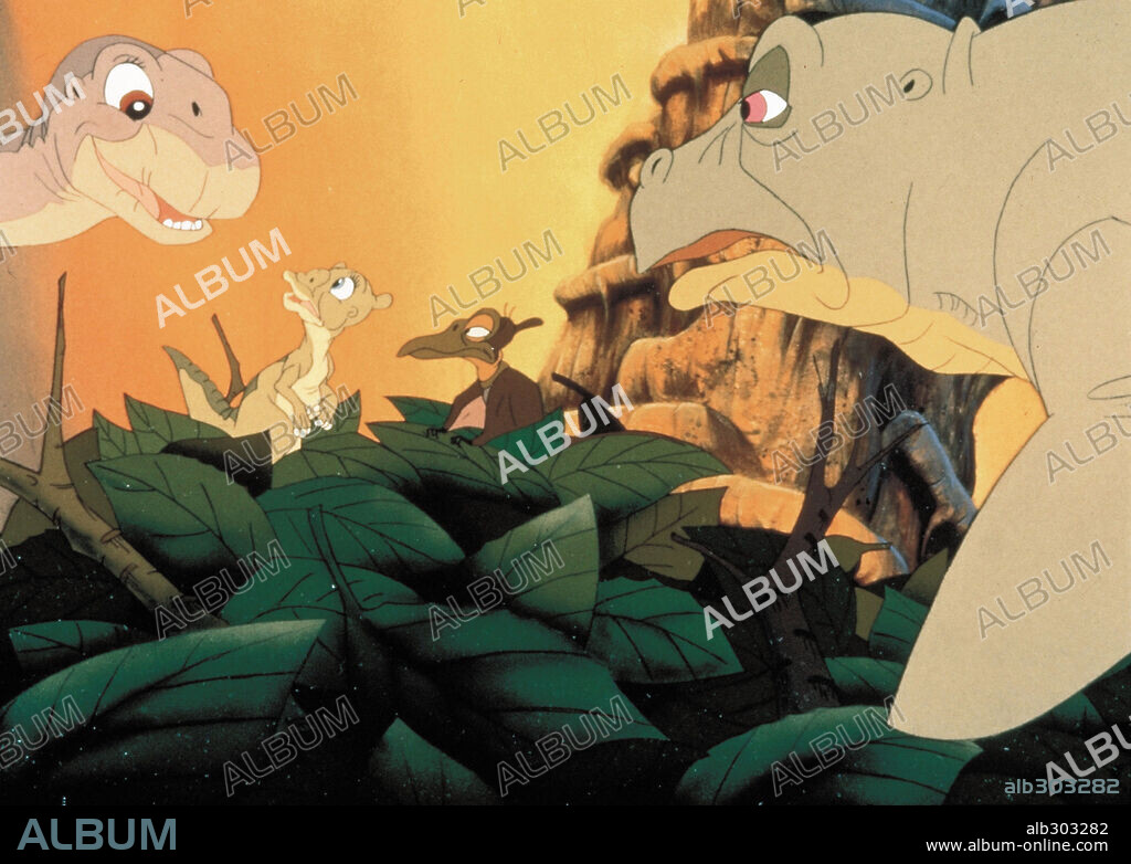 EN BUSCA DEL VALLE ENCANTADO, 1988 (THE LAND BEFORE TIME), dirigida por DON BLUTH. Copyright AMBLIN/UNIVERSAL.