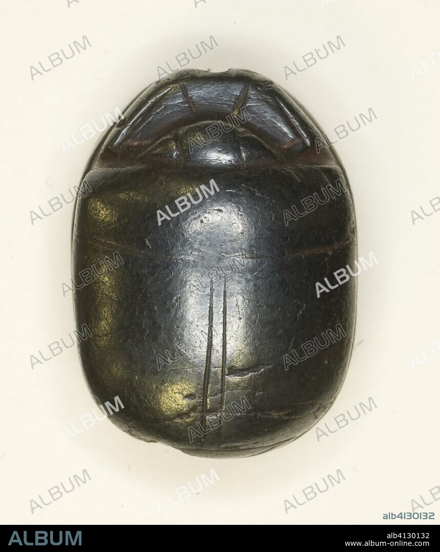 ANCIENT EGYPTIAN. Scarab: Uninscribed. Egyptian. Date: 1985 BC-525 BC. Dimensions: 1 × 1.6 × 2.2 cm (3/8 × 5/8 × 7/8 in.). Stone. Origin: Egypt.