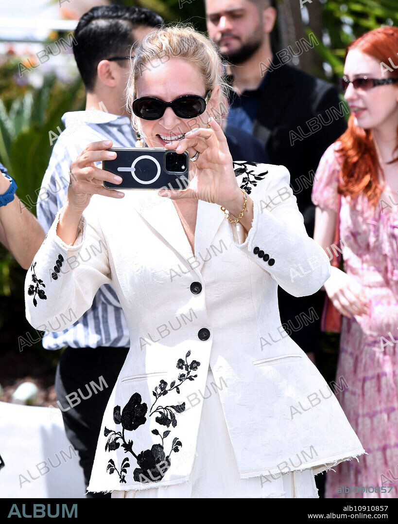 Cannes, France: Cannes, 77th Cannes Film Festival 2024 Photocall film âOh, Canadaâ In the photo: Uma Thurman (Credit Image: © Alberto Terenghi/IPA via ZUMA Press).