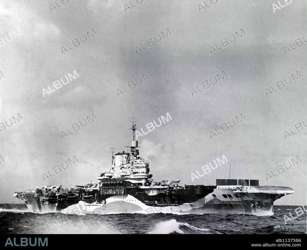 Battle of Matapan. Aircraft carrier HMS Formidable.