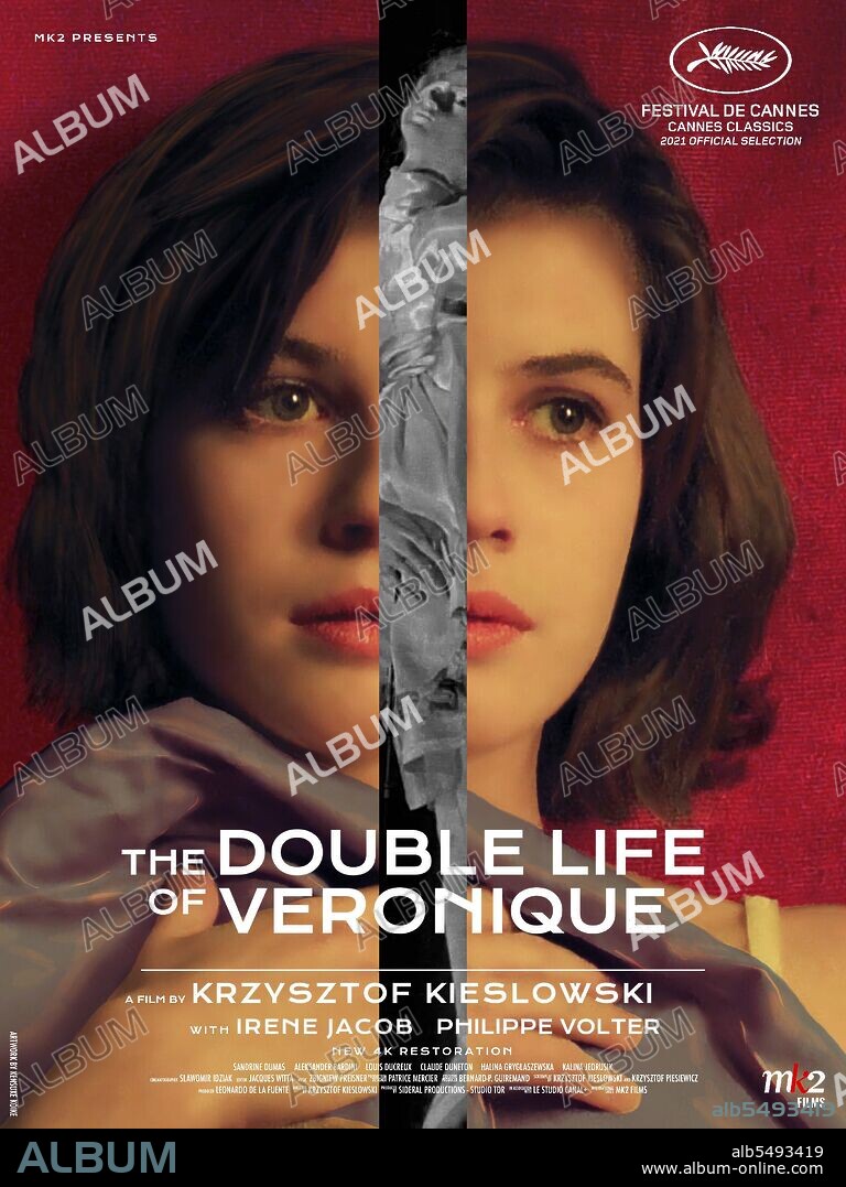 Poster of THE DOUBLE LIFE OF VERONIQUE, 1991 (LA DOUBLE VIE DE VERONIQUE), directed by KRZYSZTOF KIESLOWSKI. Copyright Sidéral Productions/Canal+/Norsk FilmZespol Filmowy "Tor".