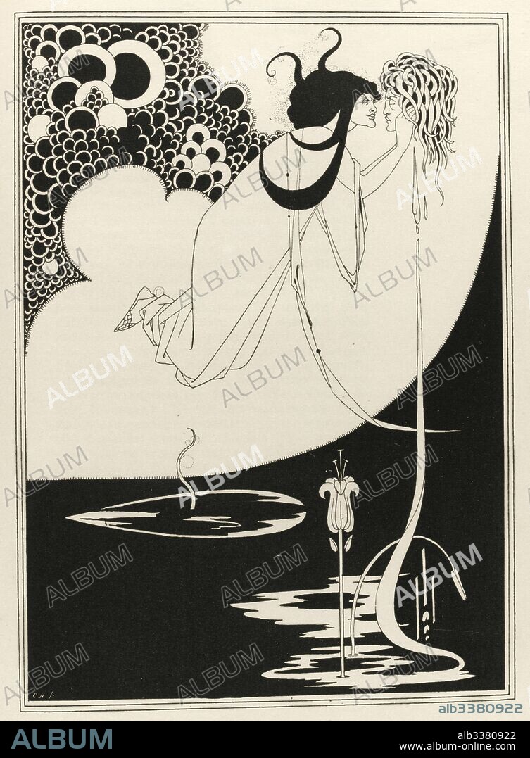 AUBREY BEARDSLEY. Illustration for Salome by Oscar Wilde. - Album alb3380922