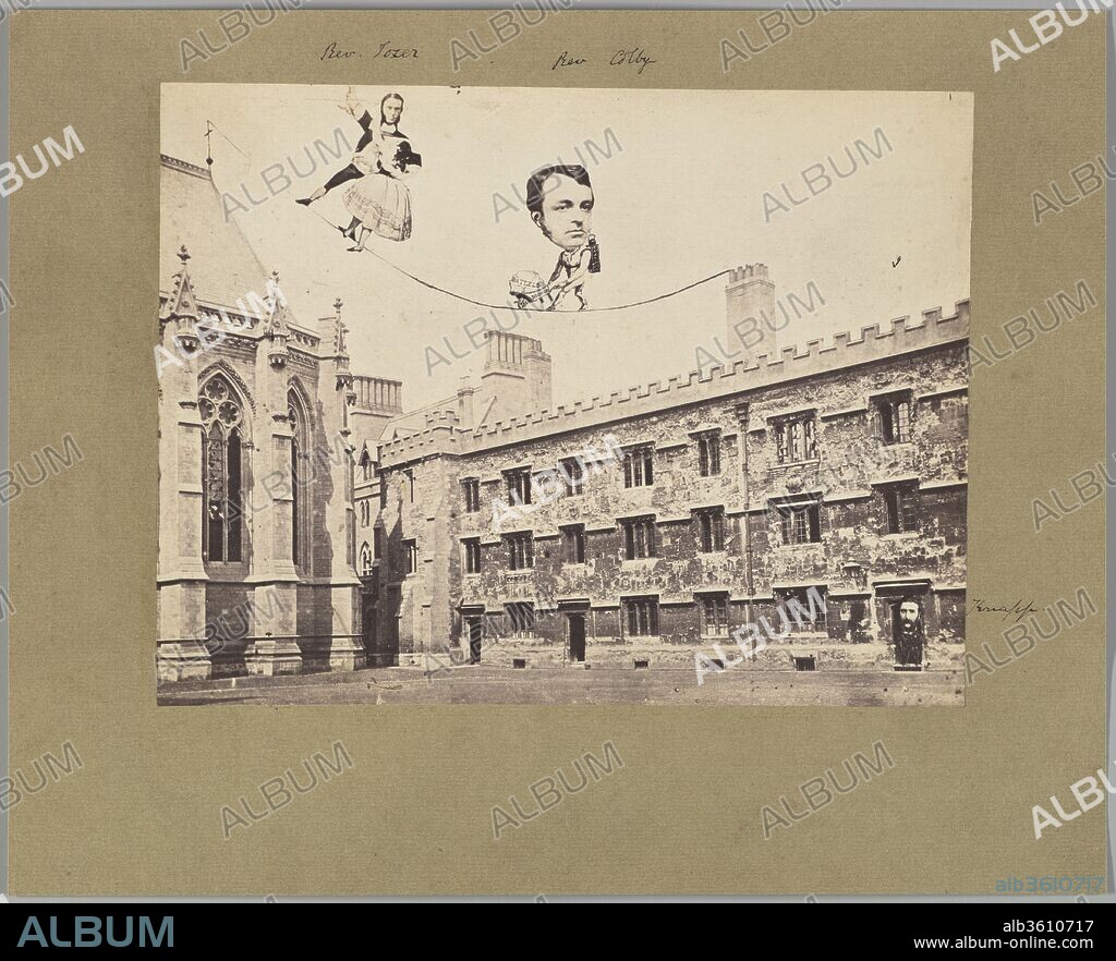 [Montage of Ecclesiastical Figures Posed in Political Satire]. Artist: Unknown (British). Dimensions: Image: 14.4 x 18.7 cm (5 11/16 x 7 3/8 in.)
Mount: 20.4 x 25.4 cm (8 1/16 x 10 in.). Date: 1860s.