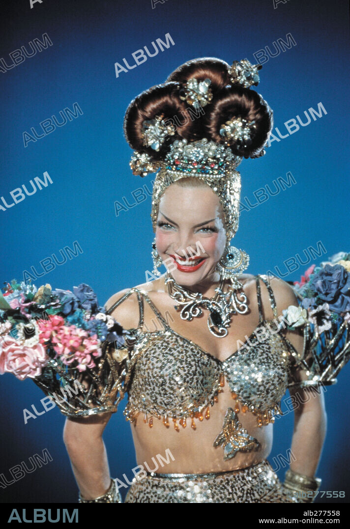 CARMEN MIRANDA in COPACABANA, 1947, directed by ALFRED E. GREEN. Copyright UNITED ARTISTS.