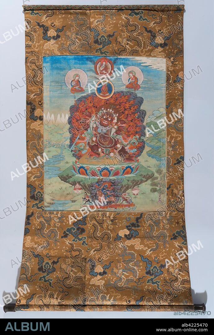 'Guhyasadhana Hayagriva'. Tibet, 18th century. Dimensions: 46x36,5 cm.