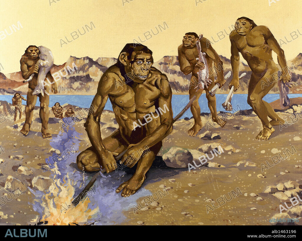 Illustration Of Early Man From Evolution Series Royalty Free SVG, Cliparts,  Vectors, and Stock Illustration. Image 13930758.