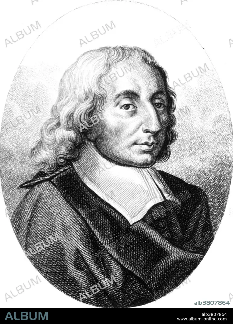 French physicist and mathematician Blaise Pascal, Gallic warrior  Vercingetorix and Catholic Pope Urbain, also Urban II on plaque, stumbling  stone, marker on the asphalt, C - Album alb9862512