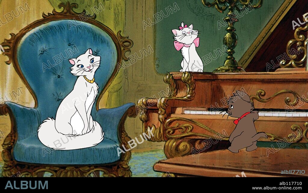 LOS ARISTÓGATOS, 1970 (THE ARISTOCATS), dirigida por WOLFGANG REITHERMAN. Copyright DISNEY.