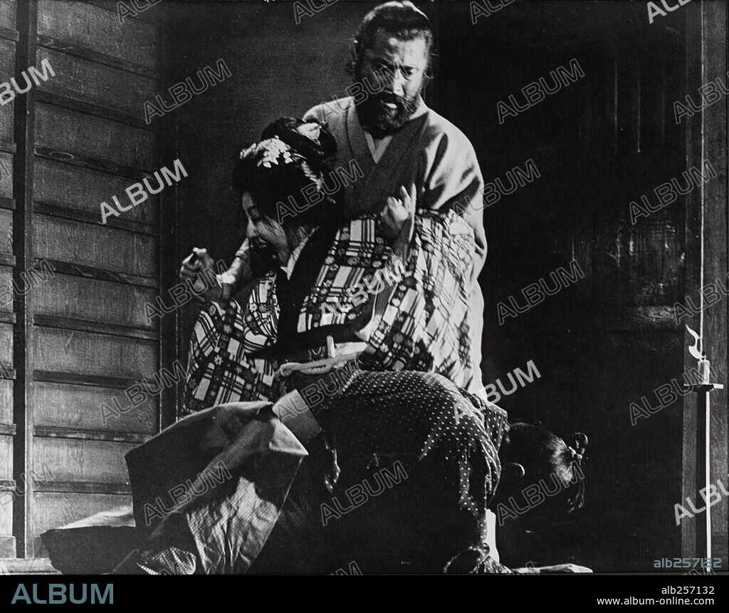 TOSHIRO MIFUNE in RED BEARD, 1965 (AKAHIGE), directed by AKIRA KUROSAWA. Copyright KUROSAWA FILMS.